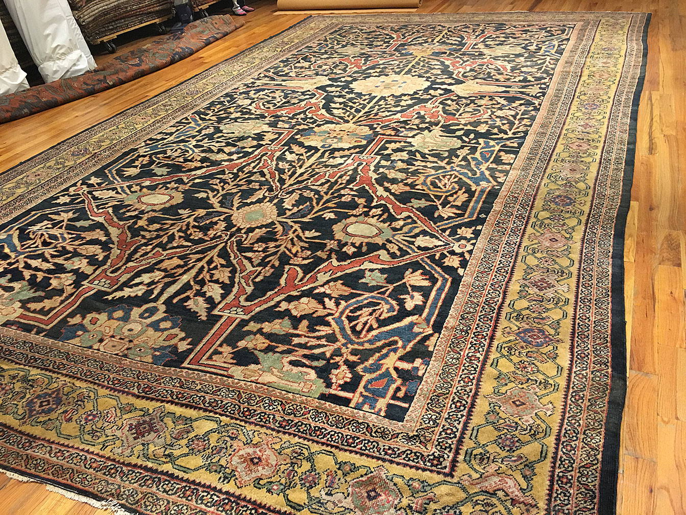 Antique sultan abad Carpet - # 52110