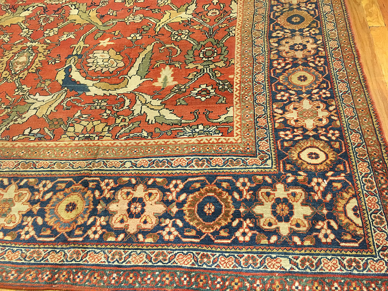 Antique sultan abad Carpet - # 52111