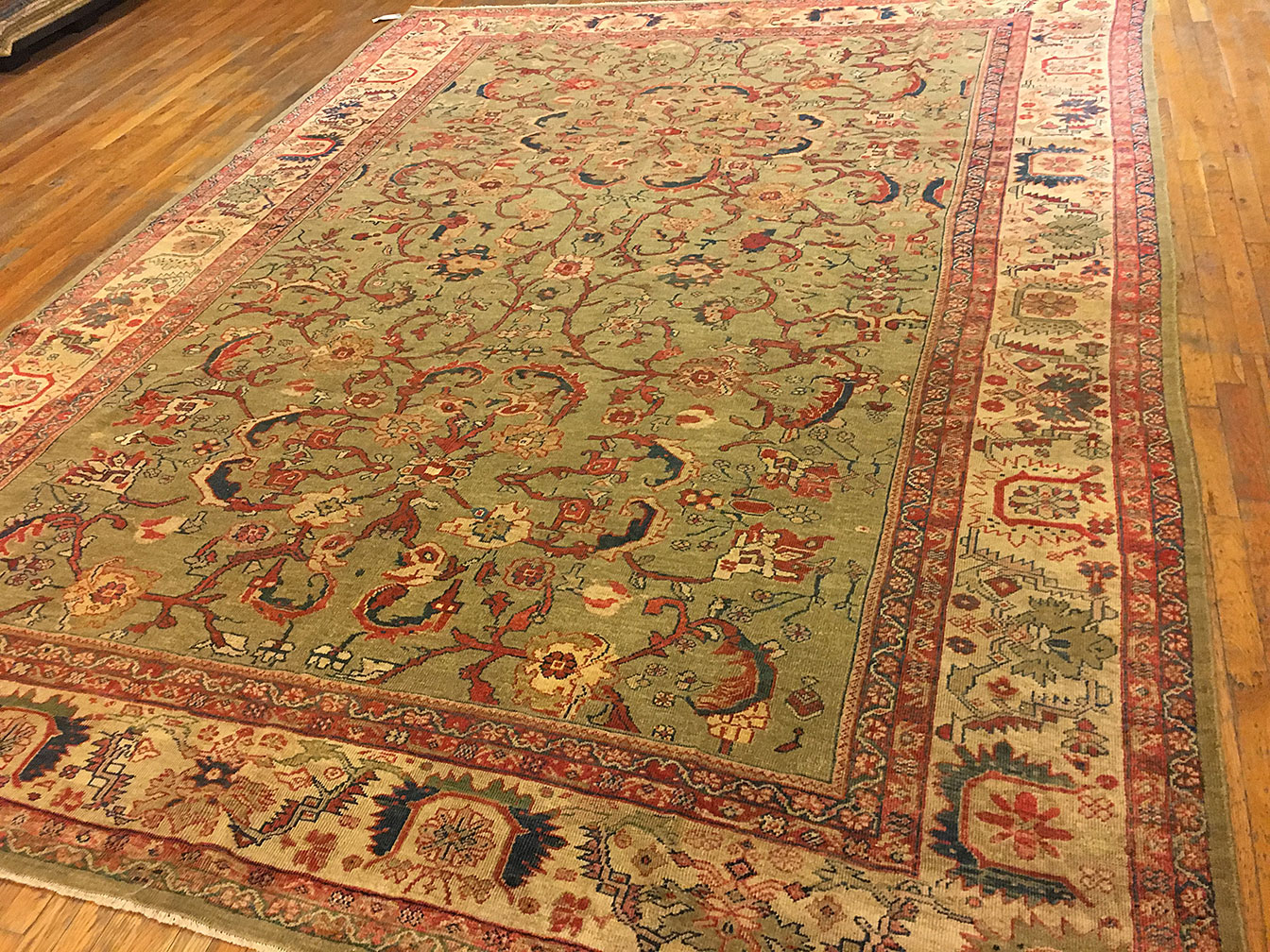 Antique sultan abad Carpet - # 52118