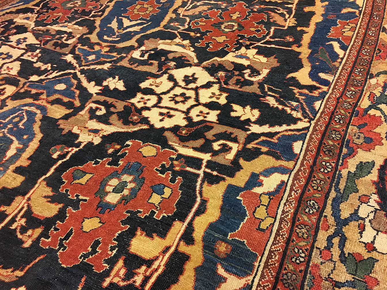 Antique sultan abad Carpet - # 52119