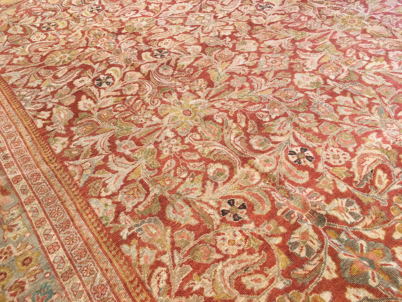 Antique sultan abad Carpet - # 52148
