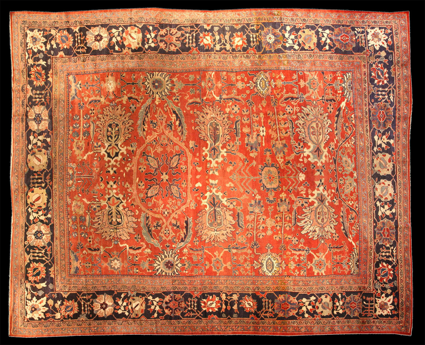 Antique sultan abad Carpet - # 52161