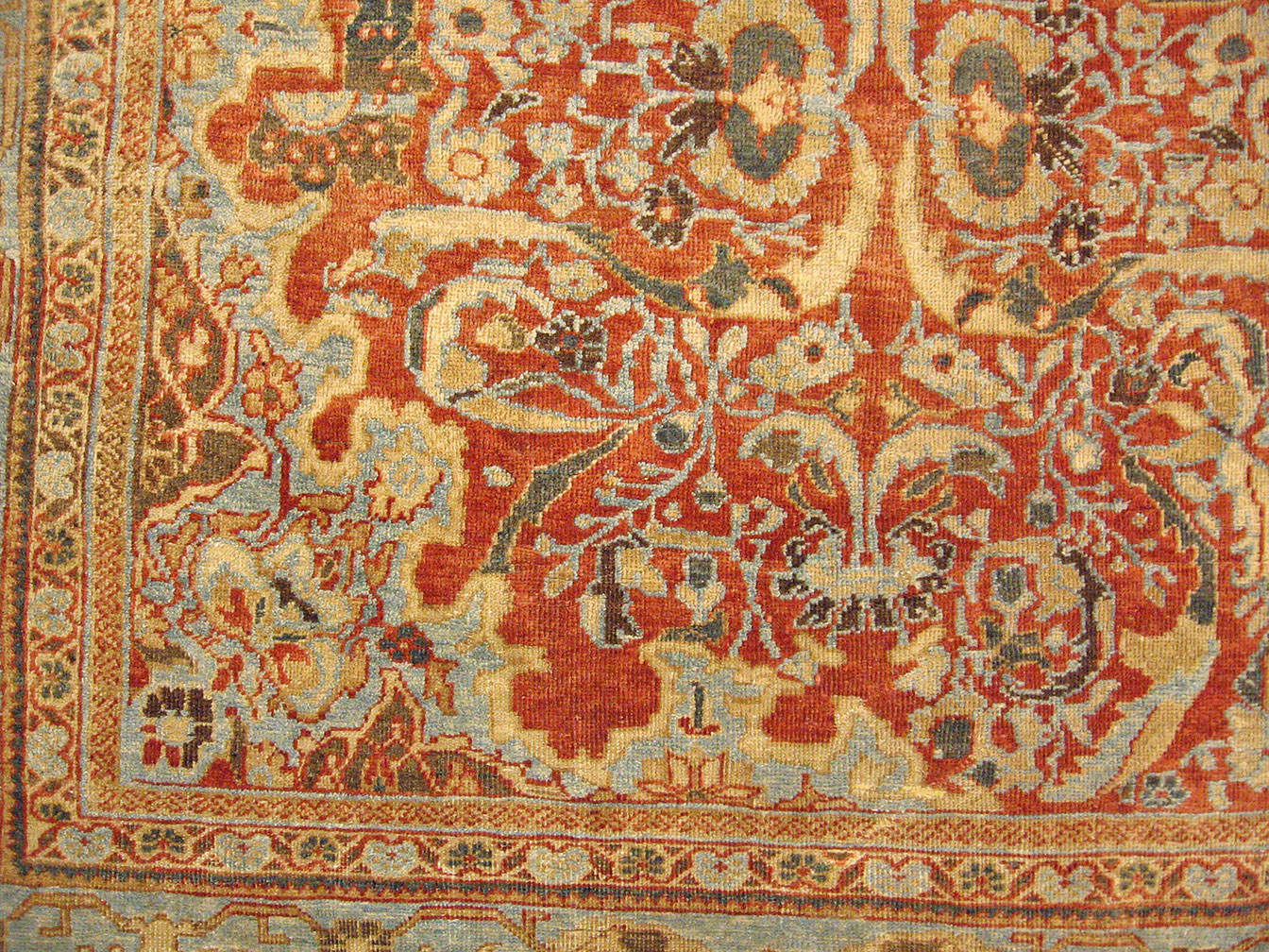 Antique sultan abad Carpet - # 52221