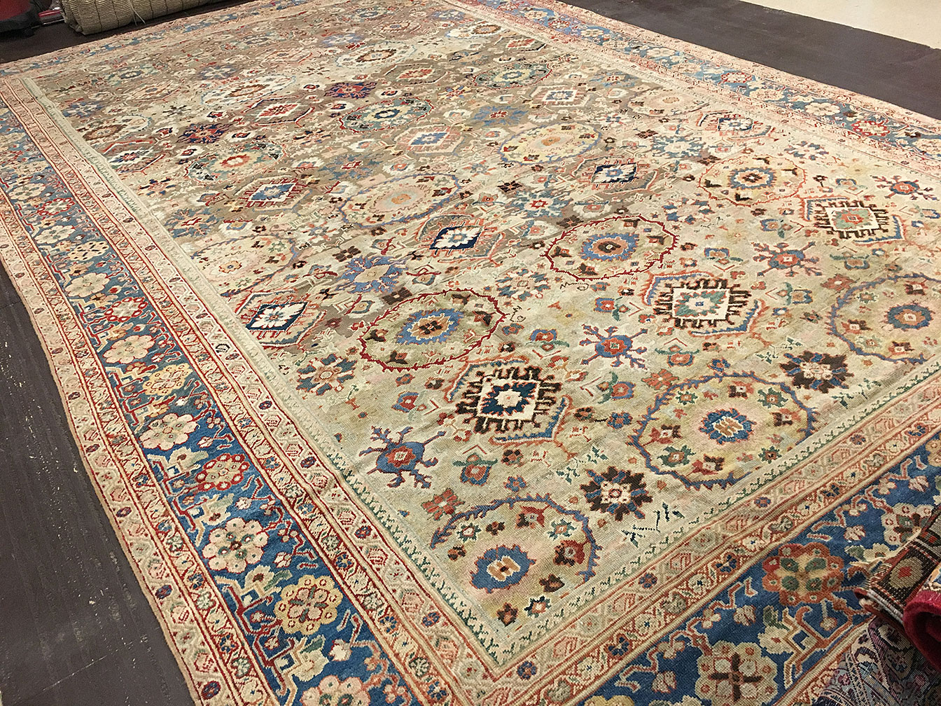 Antique sultan abad Carpet - # 52481
