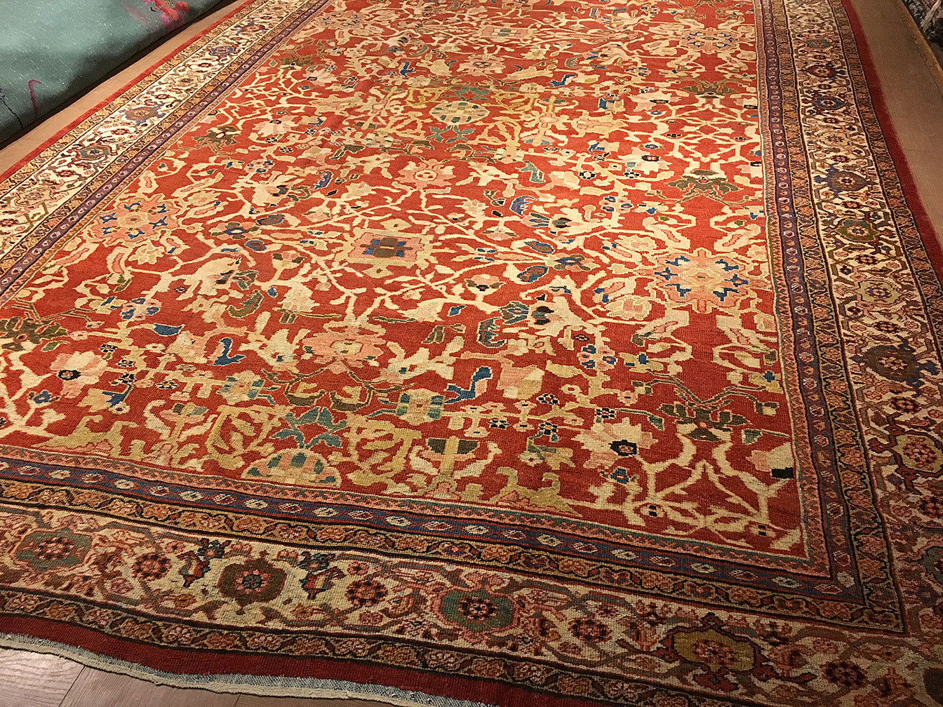 Antique sultan abad Carpet - # 52482
