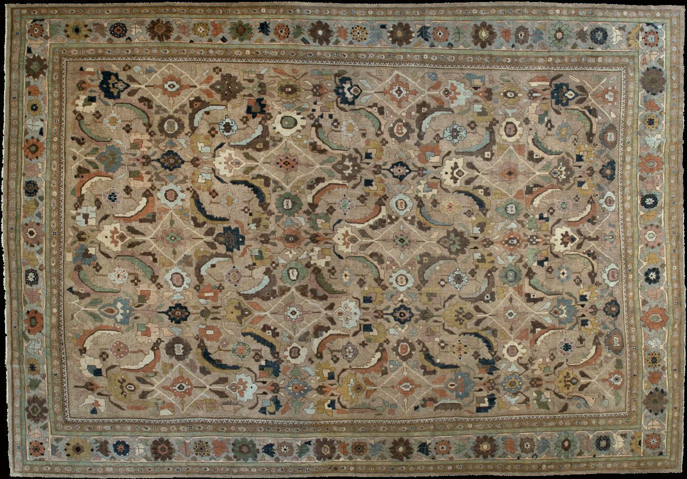 Antique sultan abad Carpet - # 52621