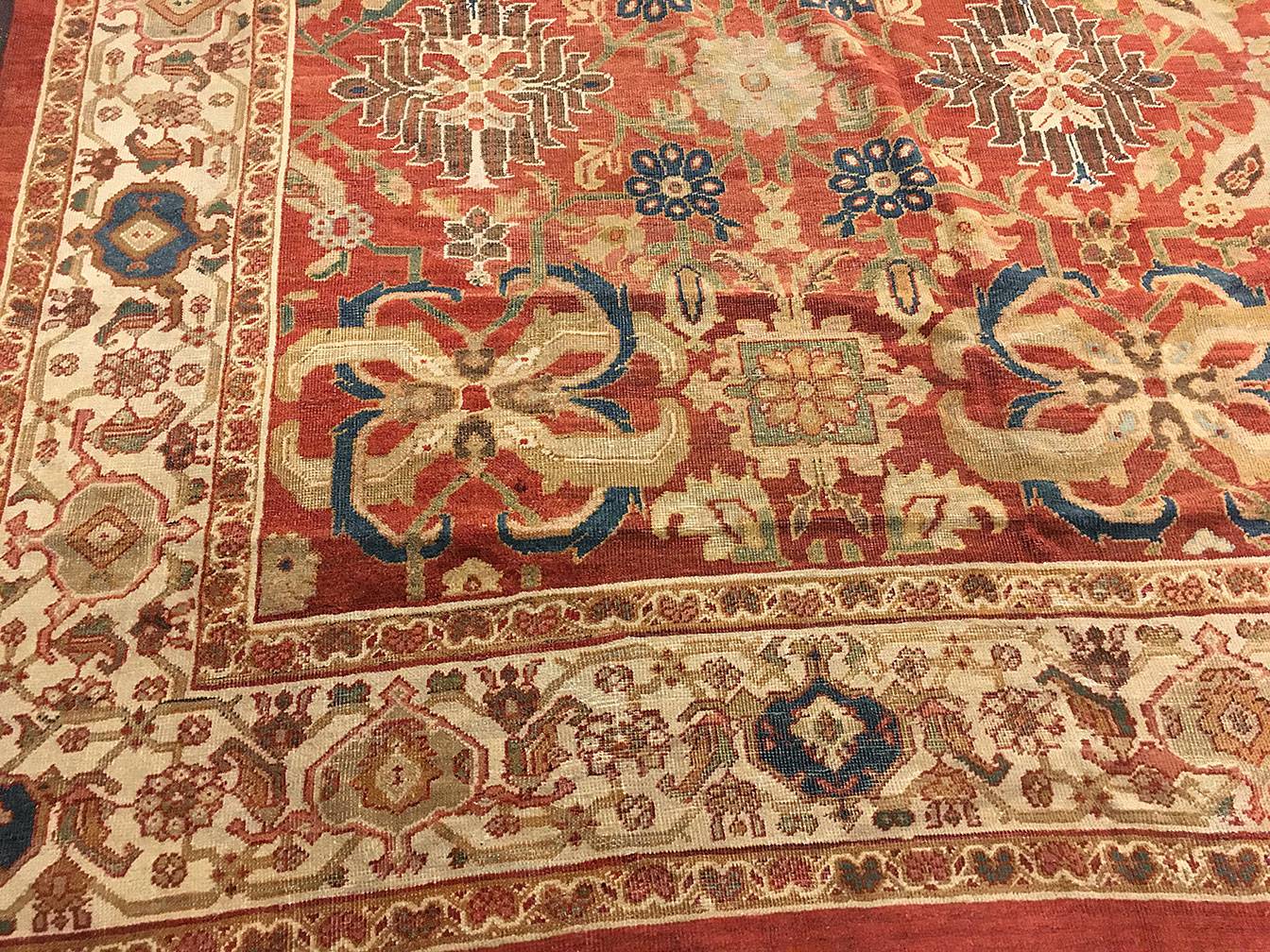 Antique sultan abad Carpet - # 52624