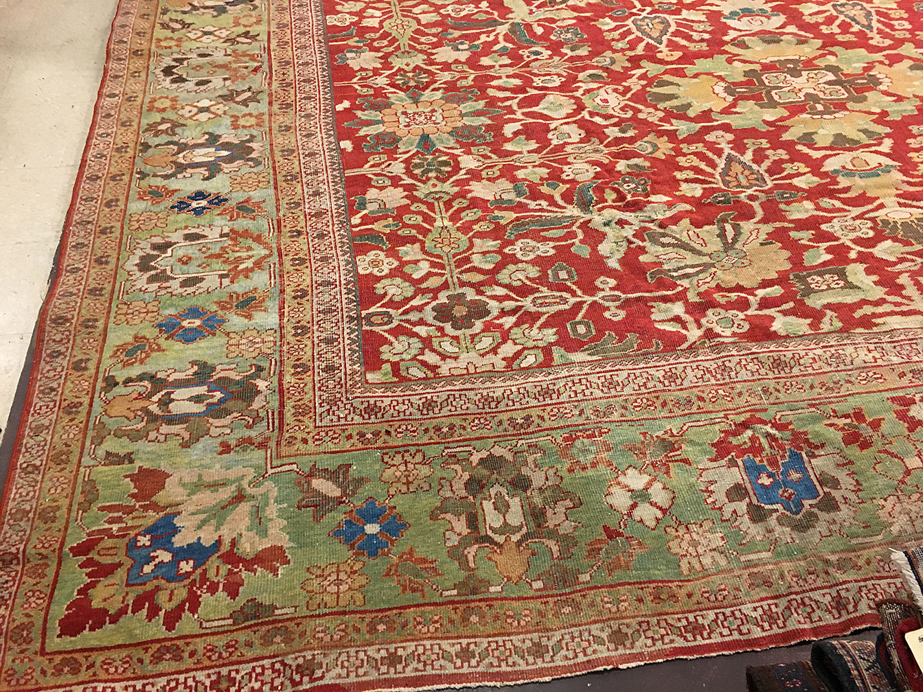 Antique sultan abad Carpet - # 52627