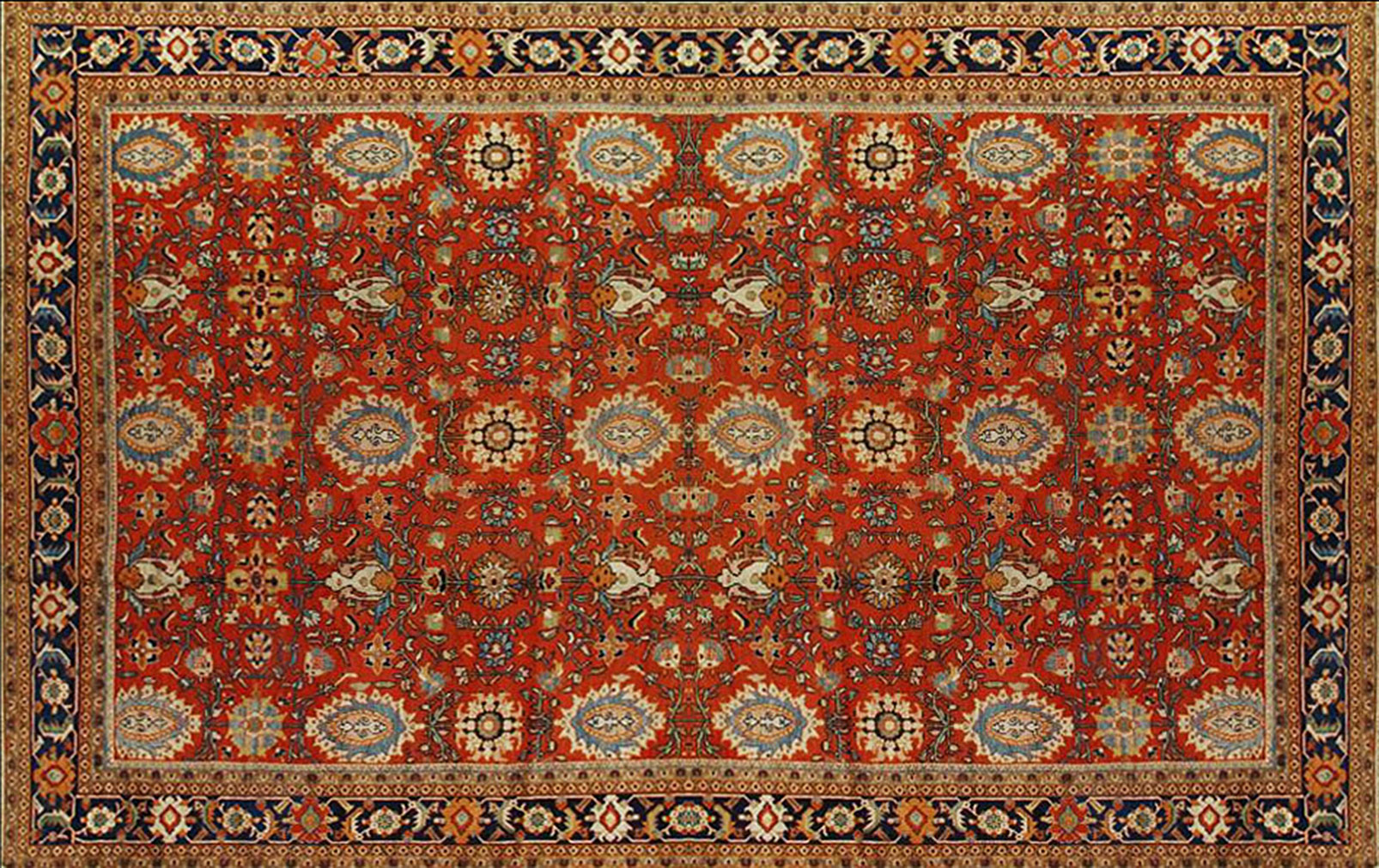 Antique sultan abad Carpet - # 52629