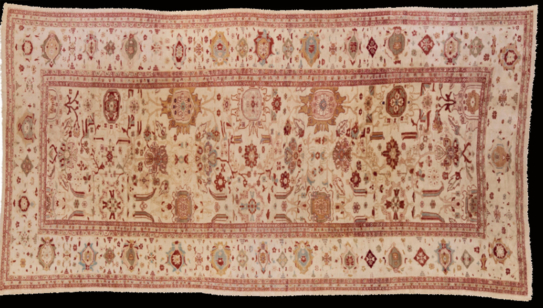 Antique sultan abad Carpet - # 52631