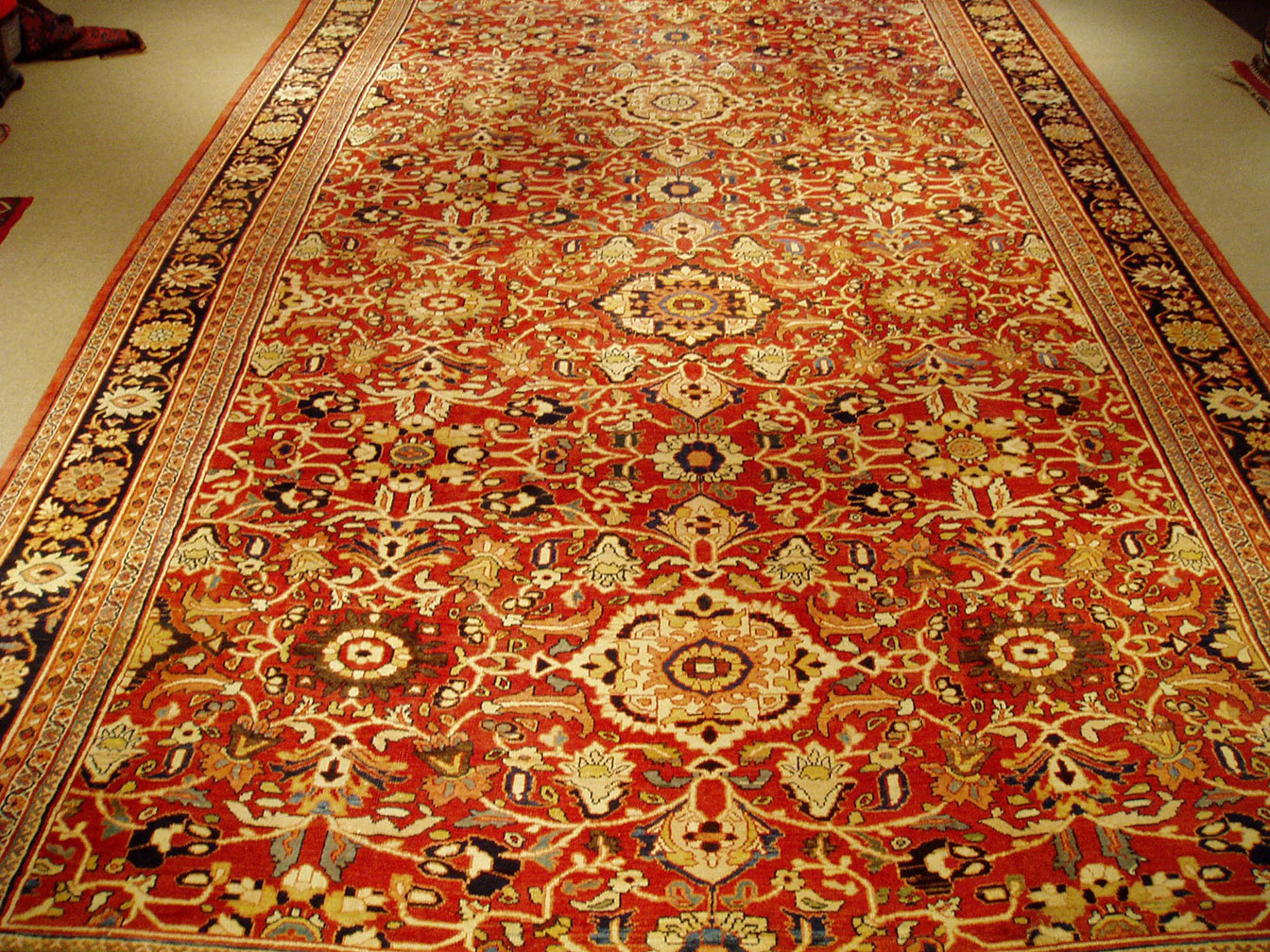 Antique sultan abad Carpet - # 52636