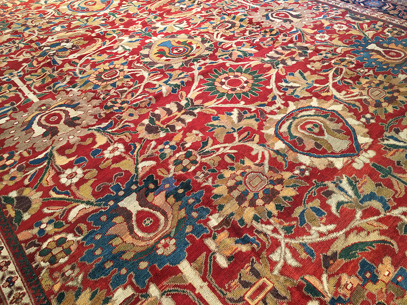 Antique sultan abad Carpet - # 52666