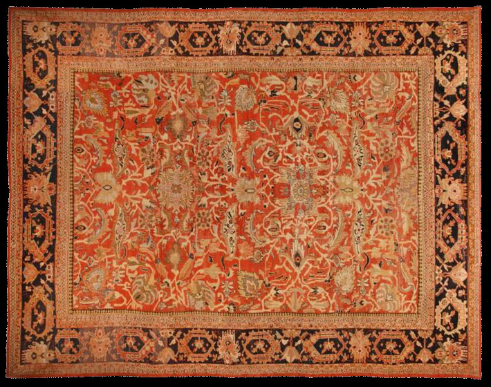 Antique sultan abad Carpet - # 53010