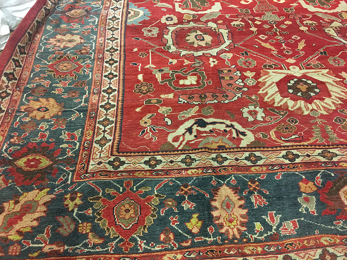 Antique sultan abad Carpet - # 53031