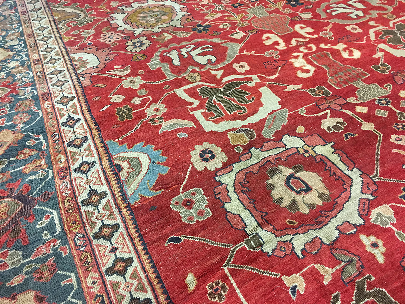 Antique sultan abad Carpet - # 53031