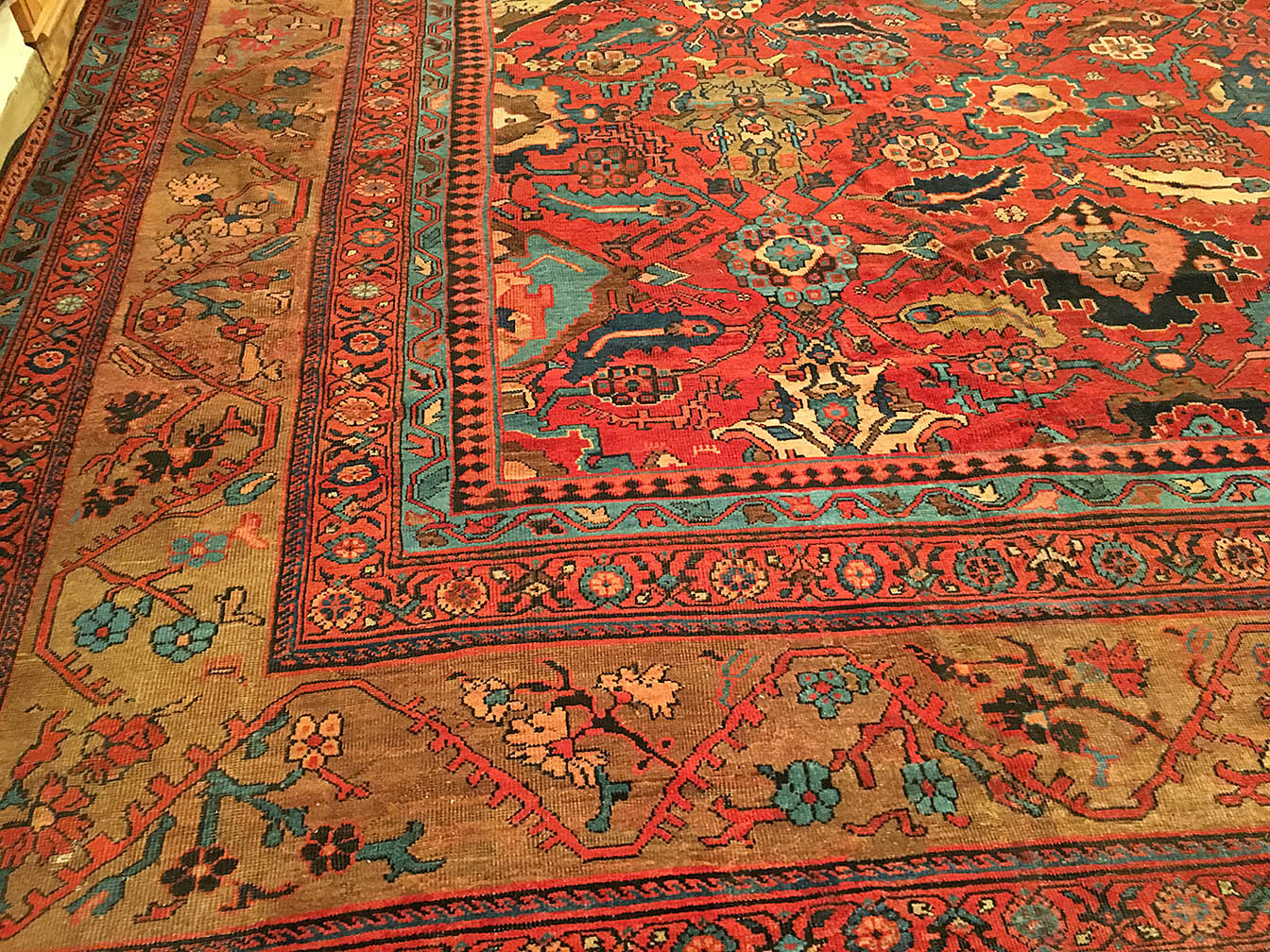 Antique sultan abad Carpet - # 53163