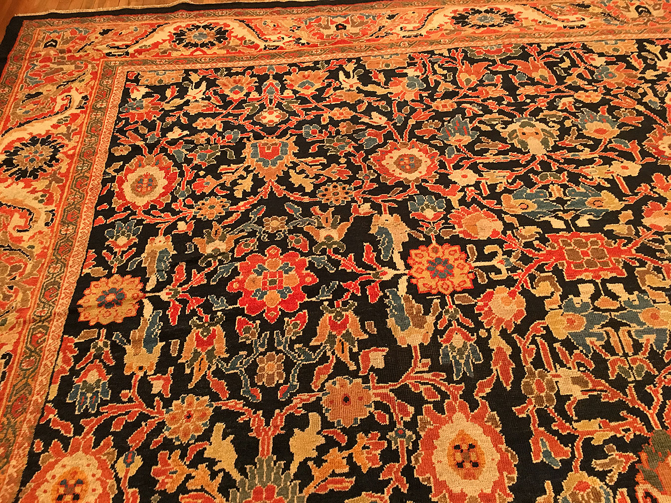 Antique sultan abad Carpet - # 53376