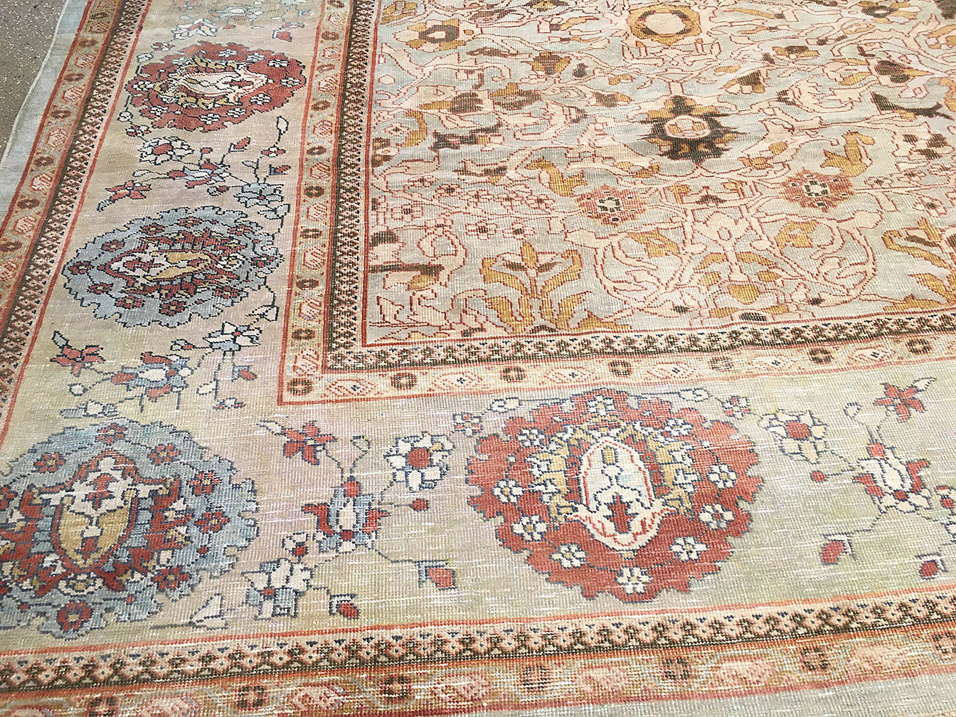Antique sultan abad Carpet - # 53553