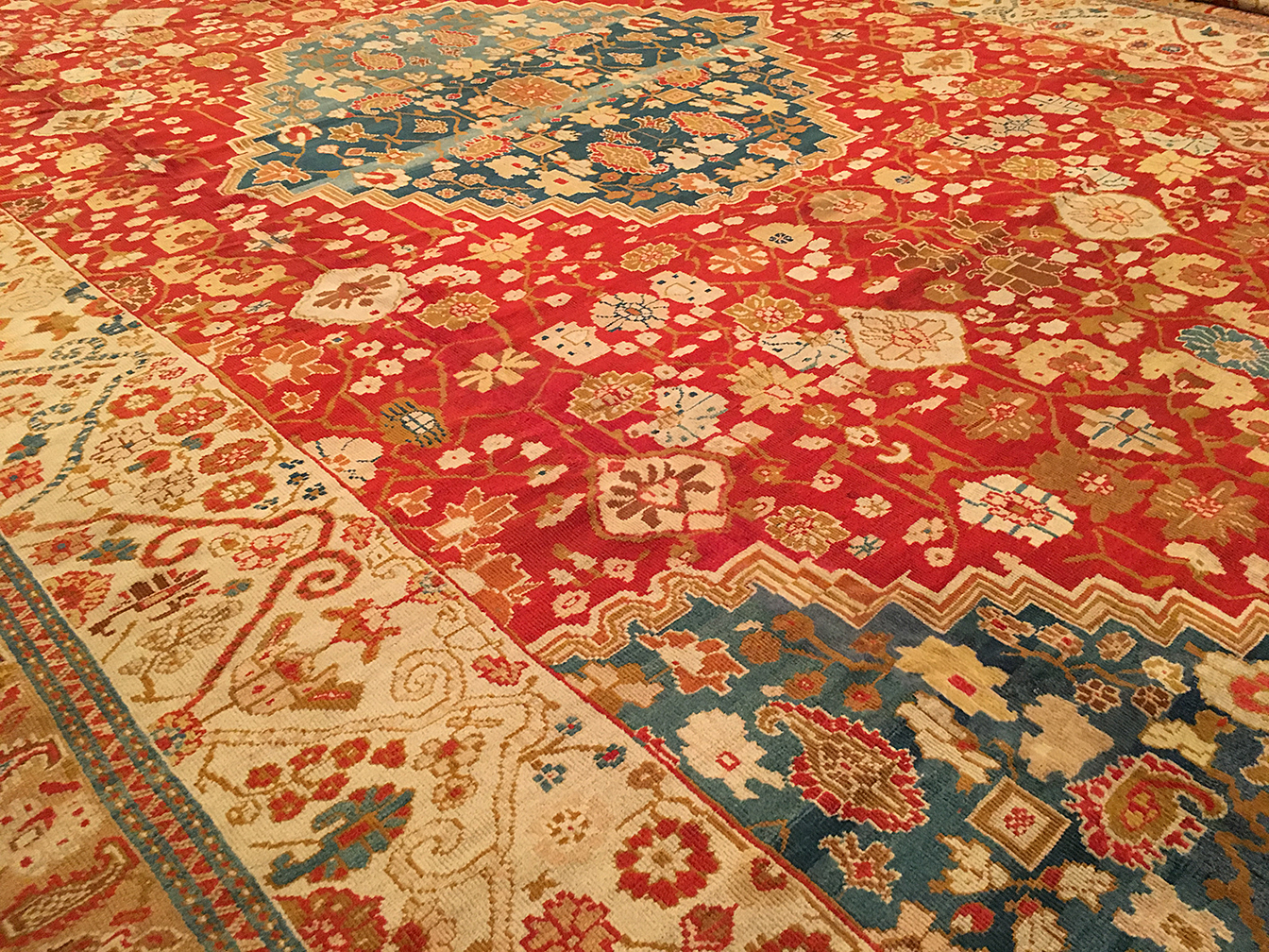 Antique sultan abad Carpet - # 53557