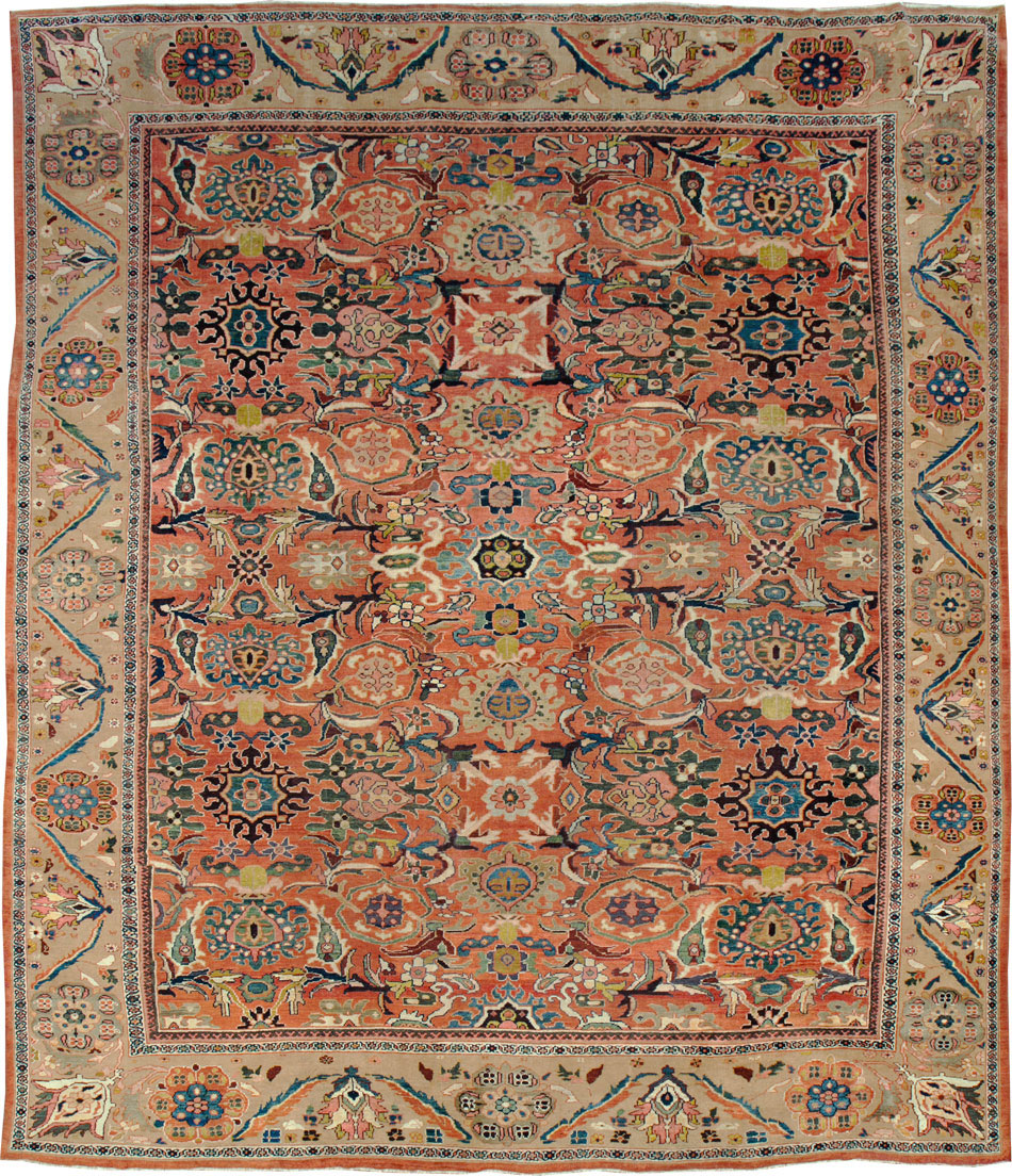 Antique sultan abad Carpet - # 53576