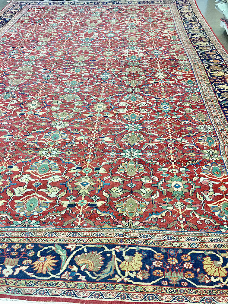 Antique sultan abad Carpet - # 53590