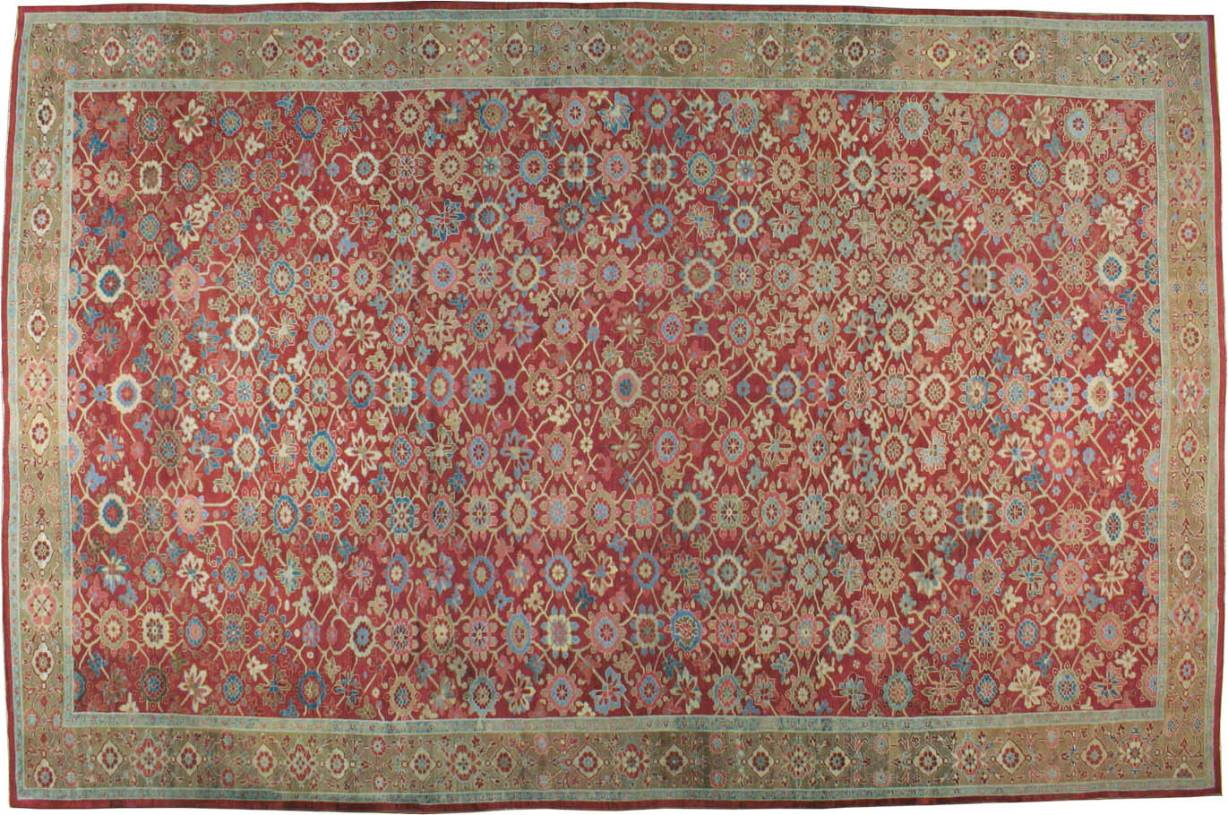 Antique sultan abad Carpet - # 53707
