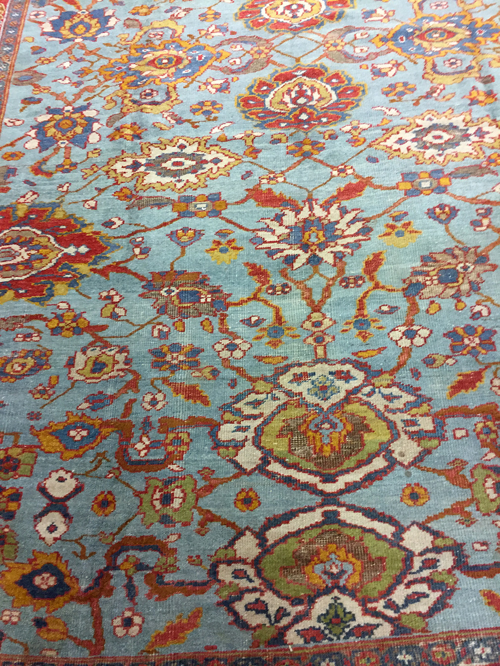 Antique sultan abad Carpet - # 54177