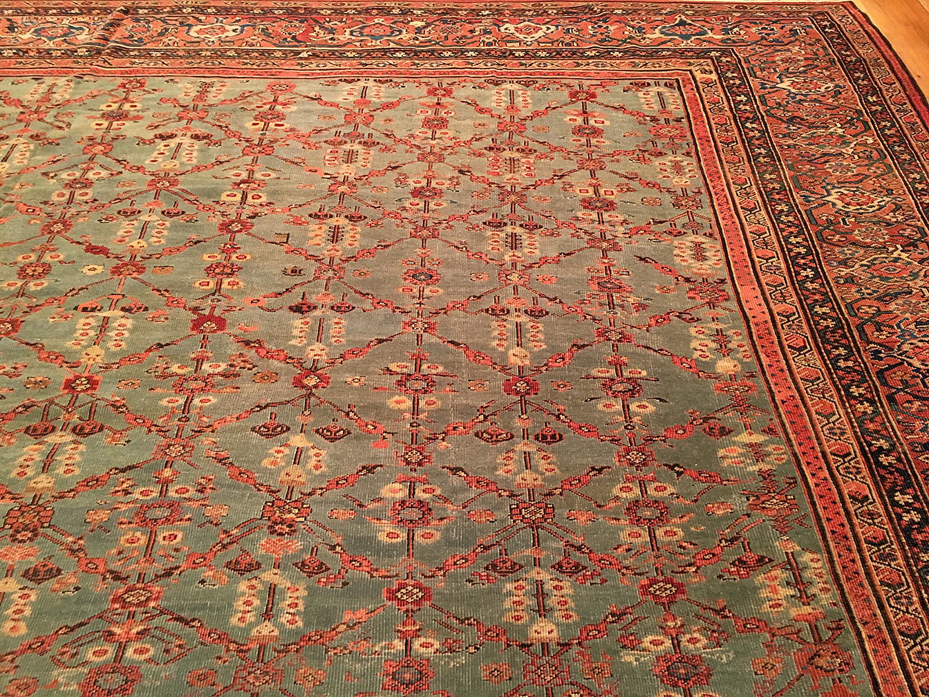 Antique sultan abad Carpet - # 54394