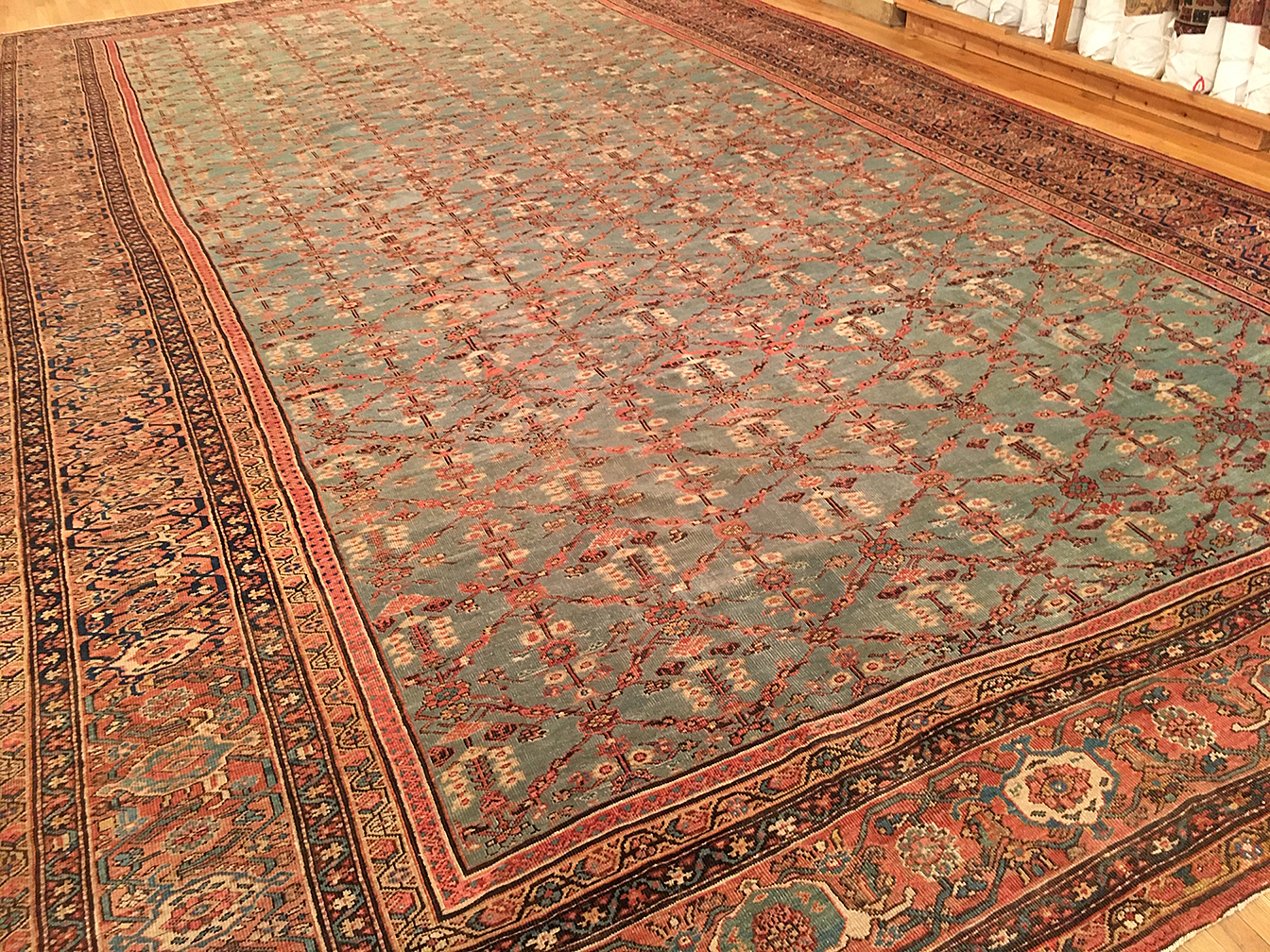 Antique sultan abad Carpet - # 54394
