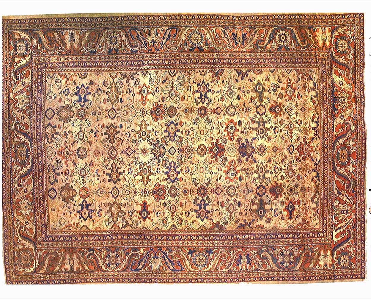 Antique sultan abad Carpet - # 54457