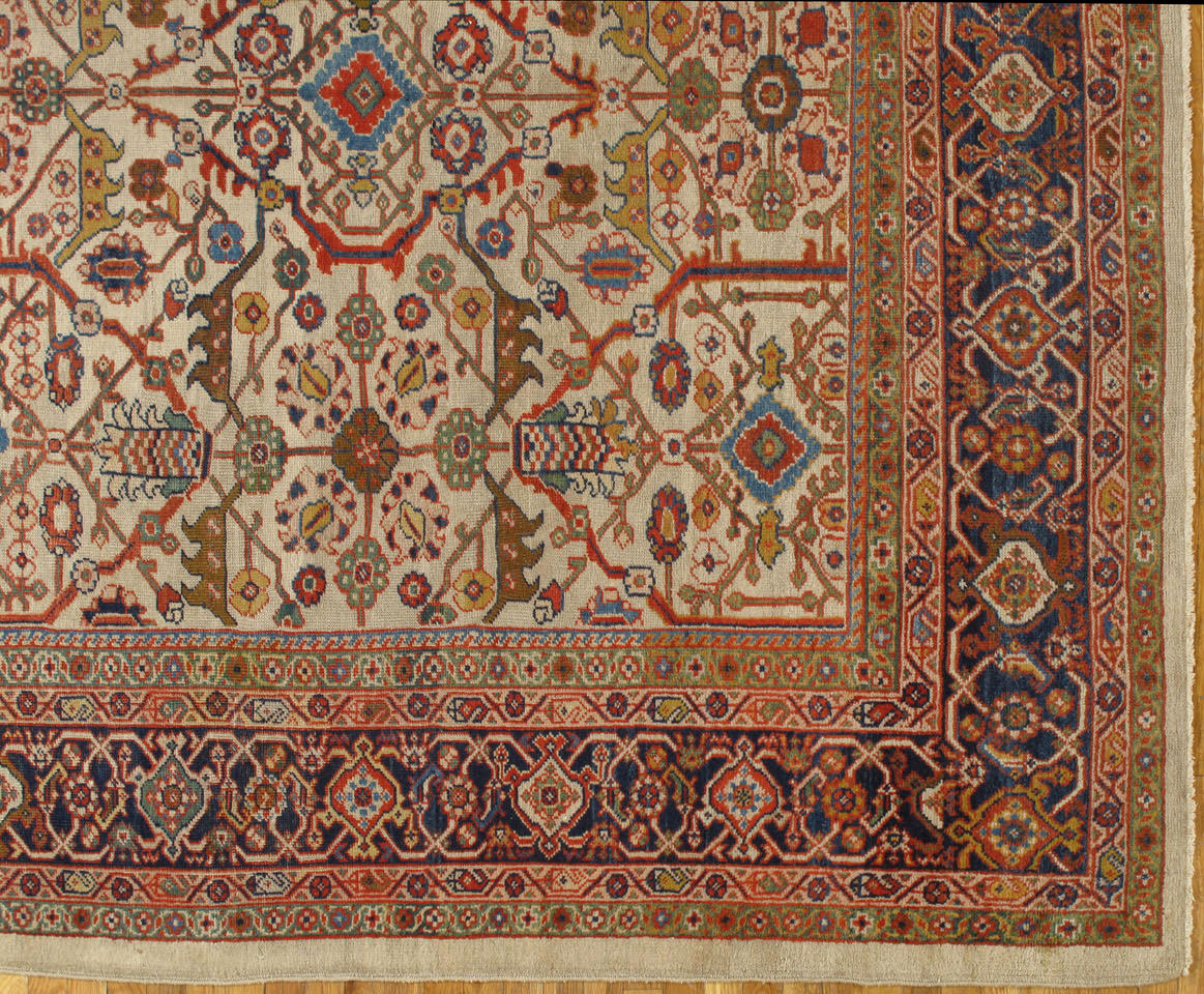 Antique sultan abad Carpet - # 55280