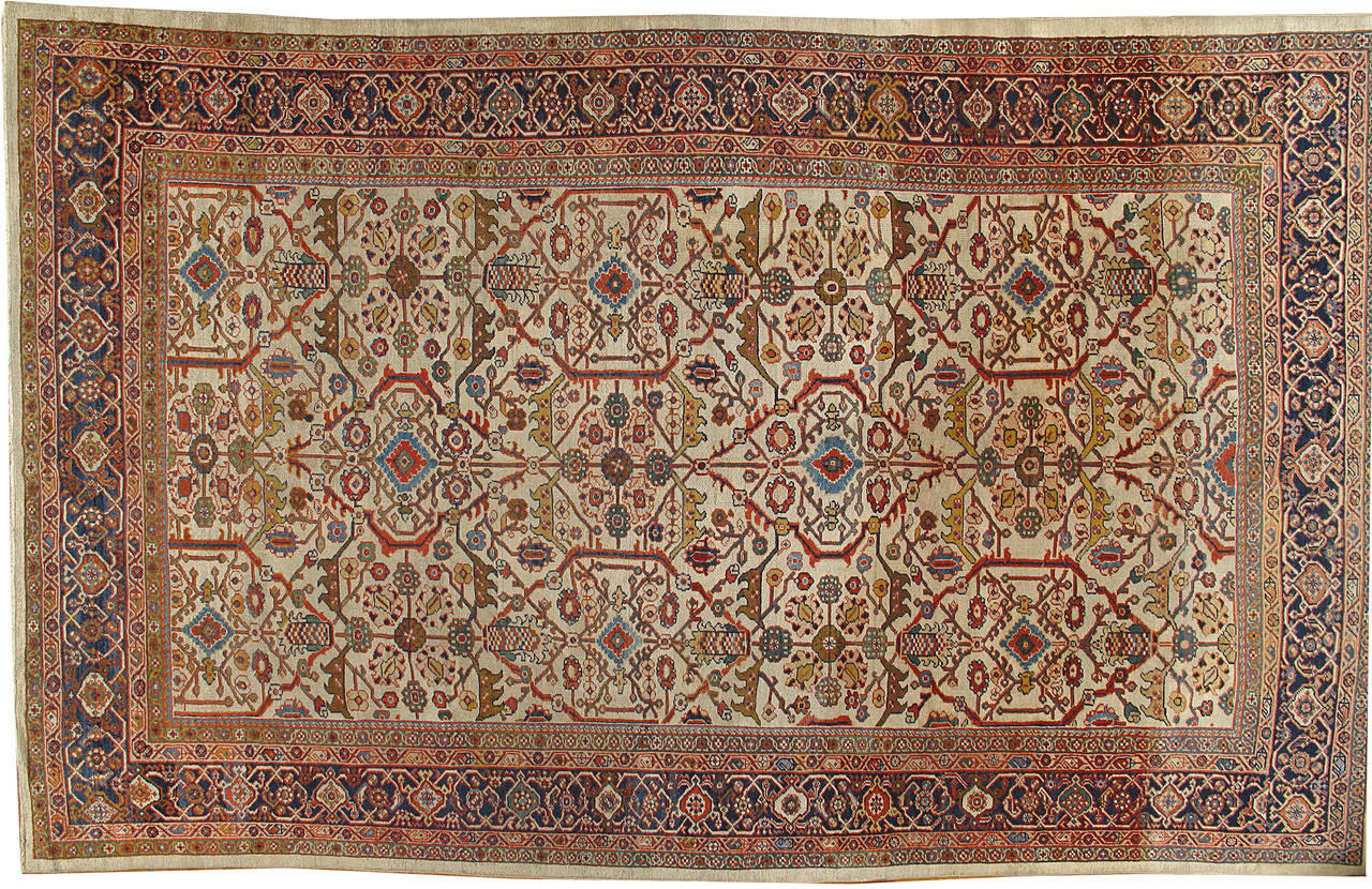 Antique sultan abad Carpet - # 55280