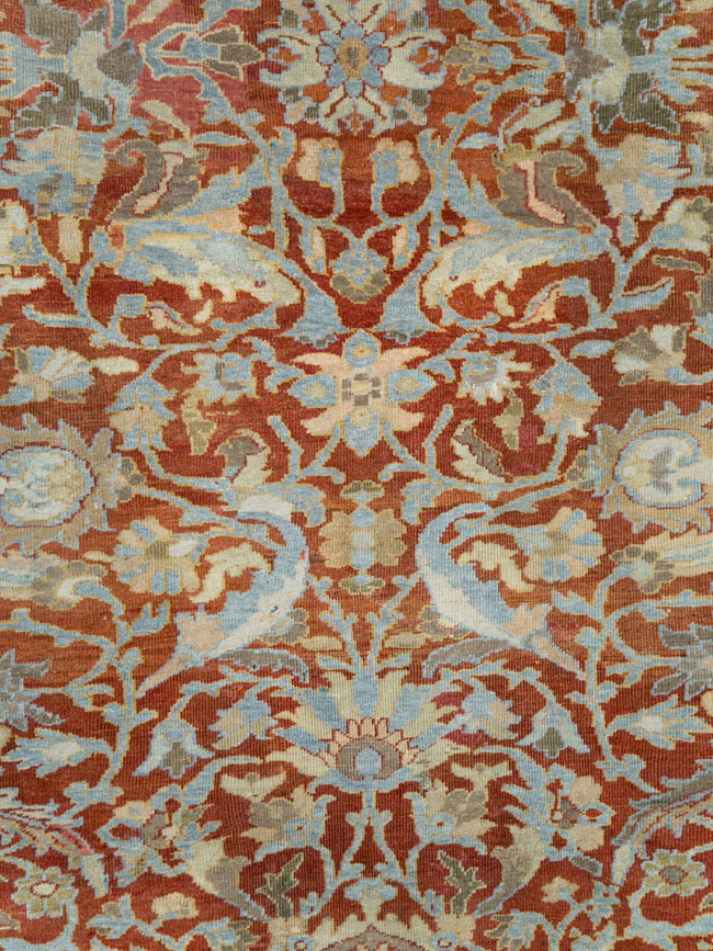 Antique sultan abad Carpet - # 55466