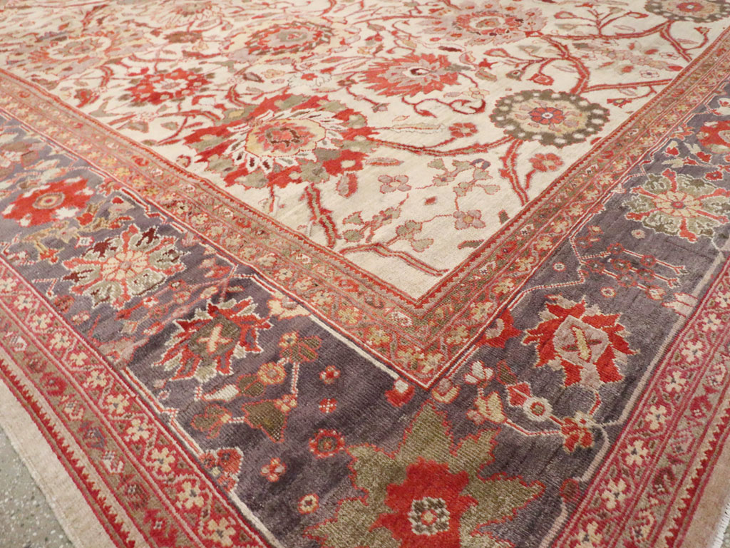 Antique sultan abad Carpet - # 56008