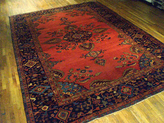 Antique sultan abad Carpet - # 5631