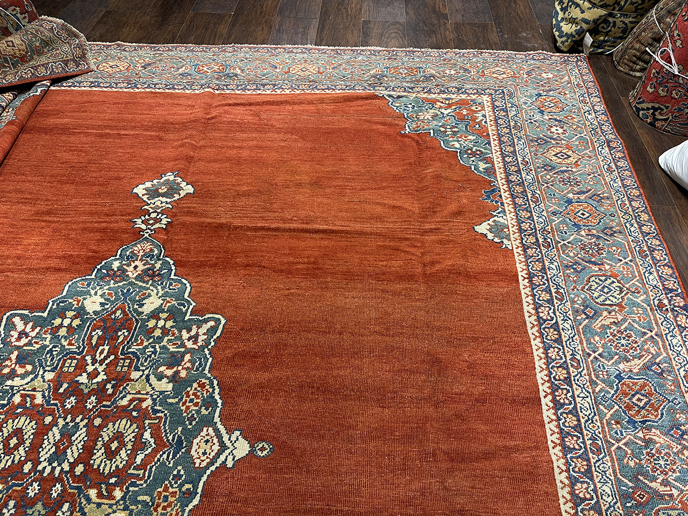 Antique sultan abad Carpet - # 56457