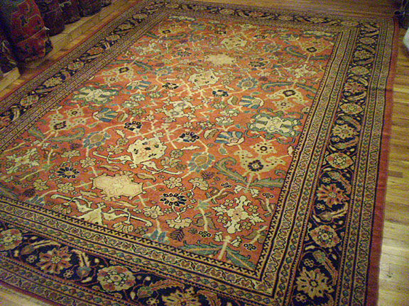 Antique sultan abad Carpet - # 5743