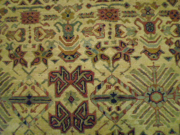 Antique sultan abad Carpet - # 5786