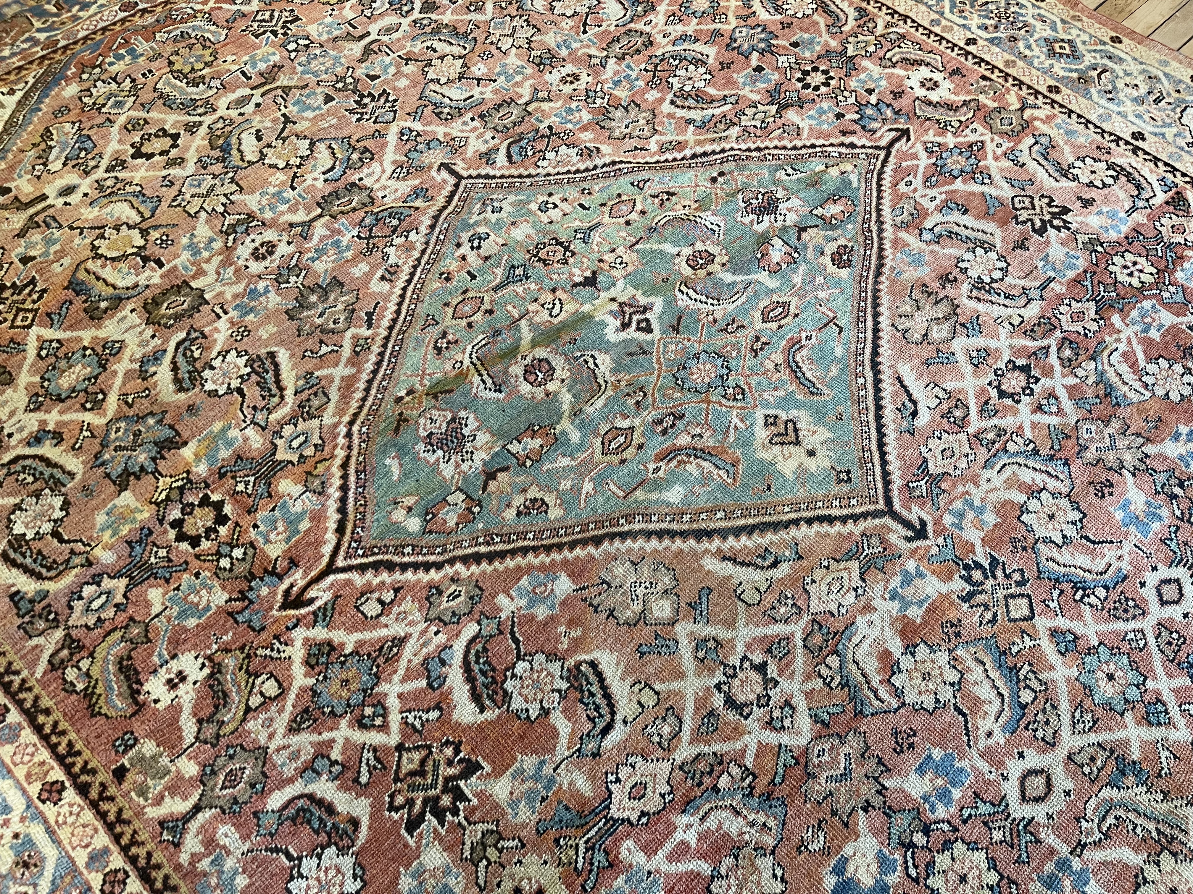 Antique sultan abad Carpet - # 57891
