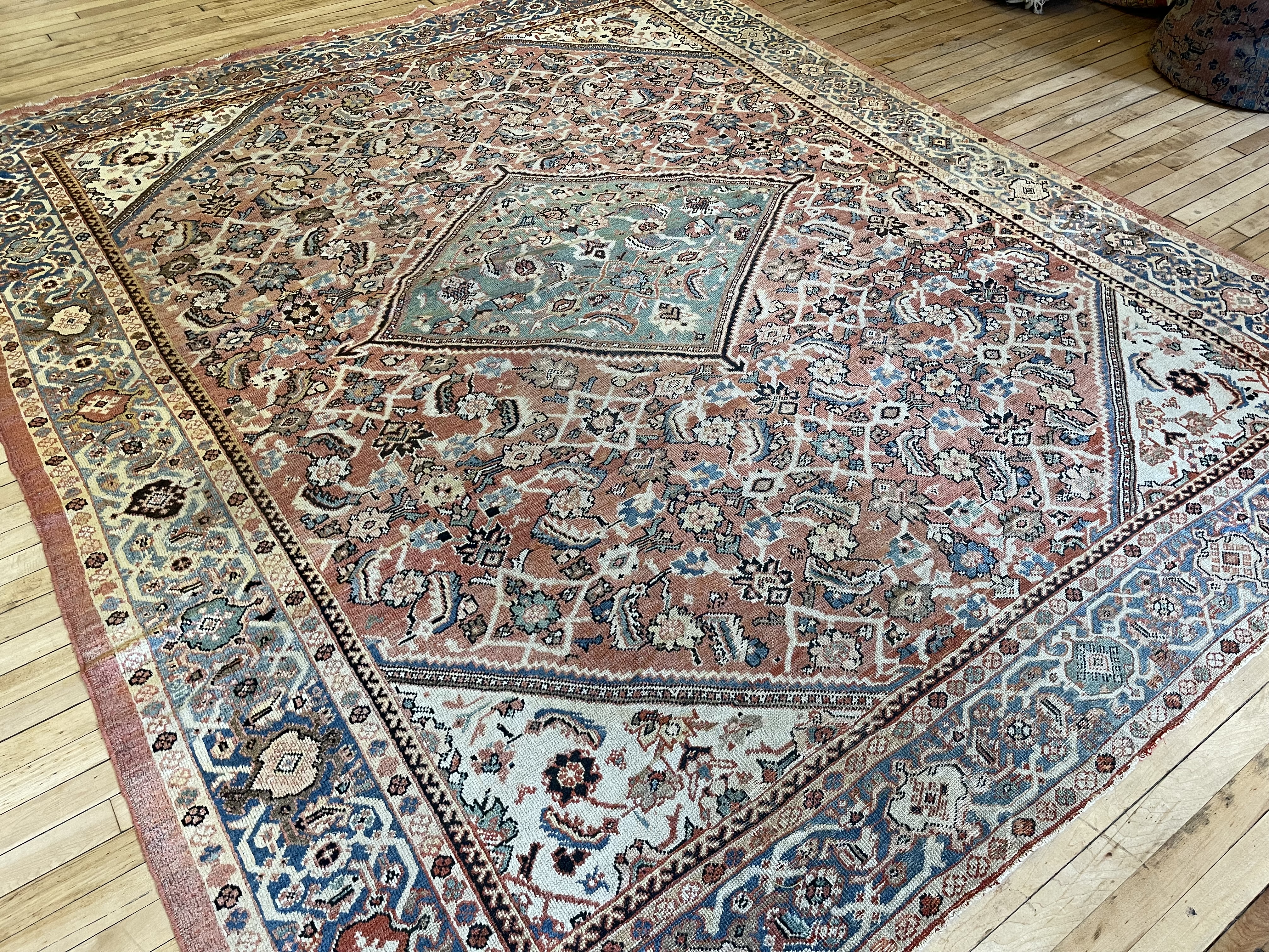 Antique sultan abad Carpet - # 57891