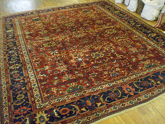 Antique sultan abad Carpet - # 6259