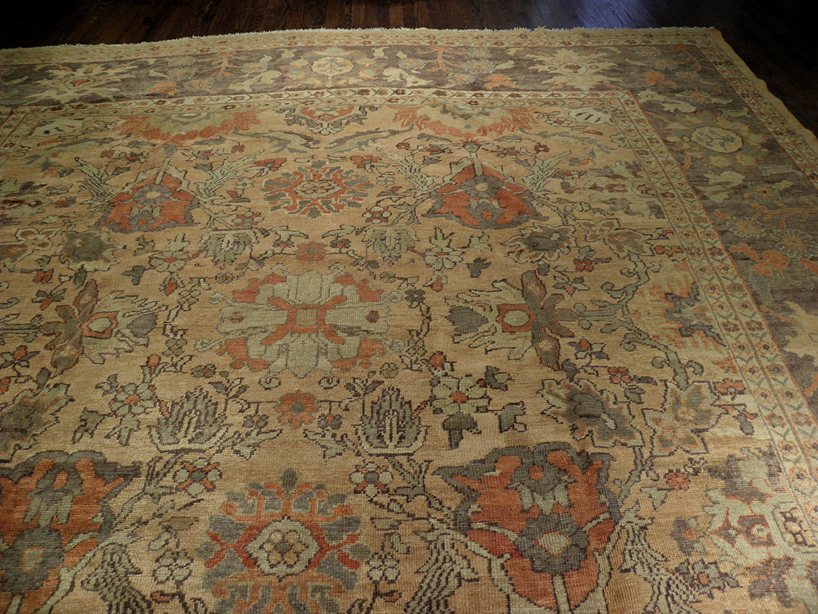 Antique sultan abad Carpet - # 6477