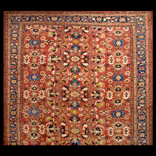 Antique sultan abad Carpet - # 6680