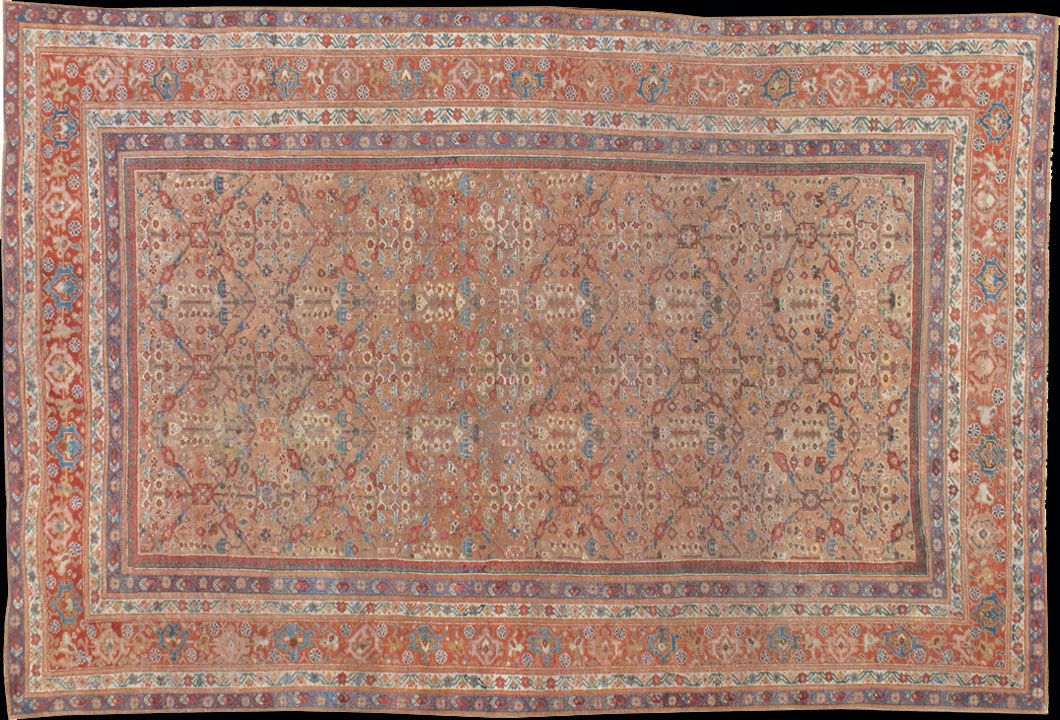 Antique sultan abad Carpet - # 6716