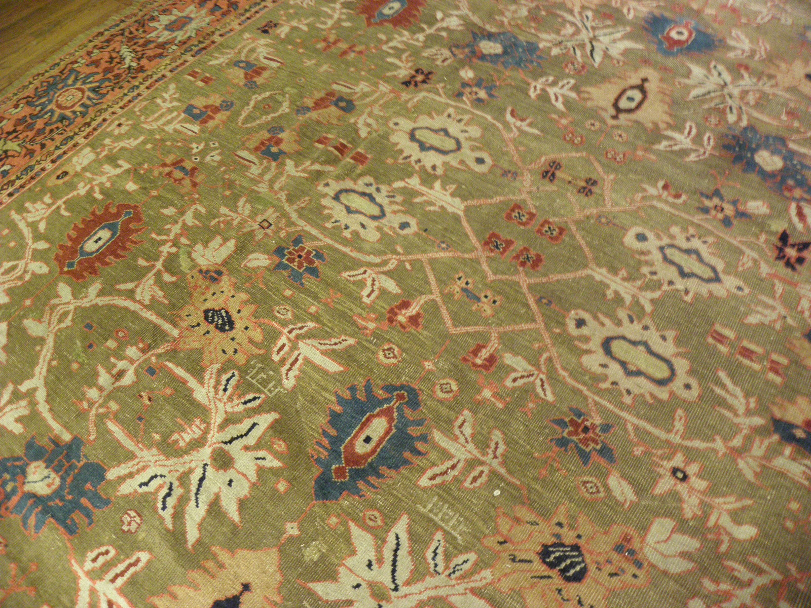 Antique sultan abad Carpet - # 6761