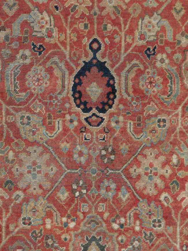 Antique sultan abad Carpet - # 6797
