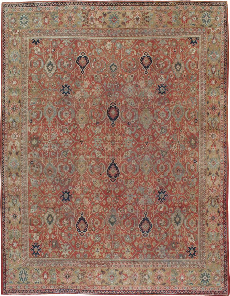 Antique sultan abad Carpet - # 6797