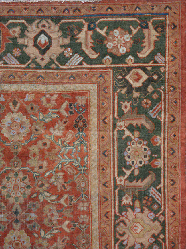Antique sultan abad Carpet - # 6798
