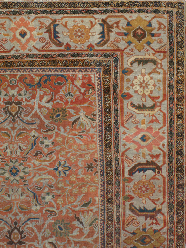 Antique sultan abad Carpet - # 6811