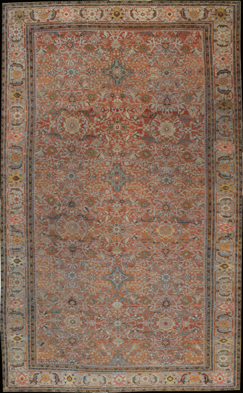 Antique sultan abad Carpet - # 6811